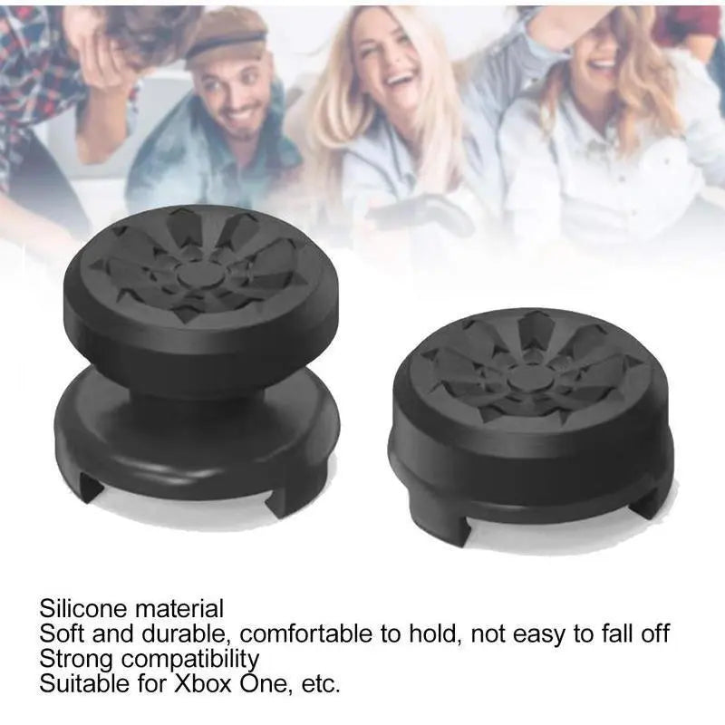 Professional Joystick Thumb Grips for PS5/PS4 and Xbox - Includes 1 High-Rise and 1 Mid-Rise Cap