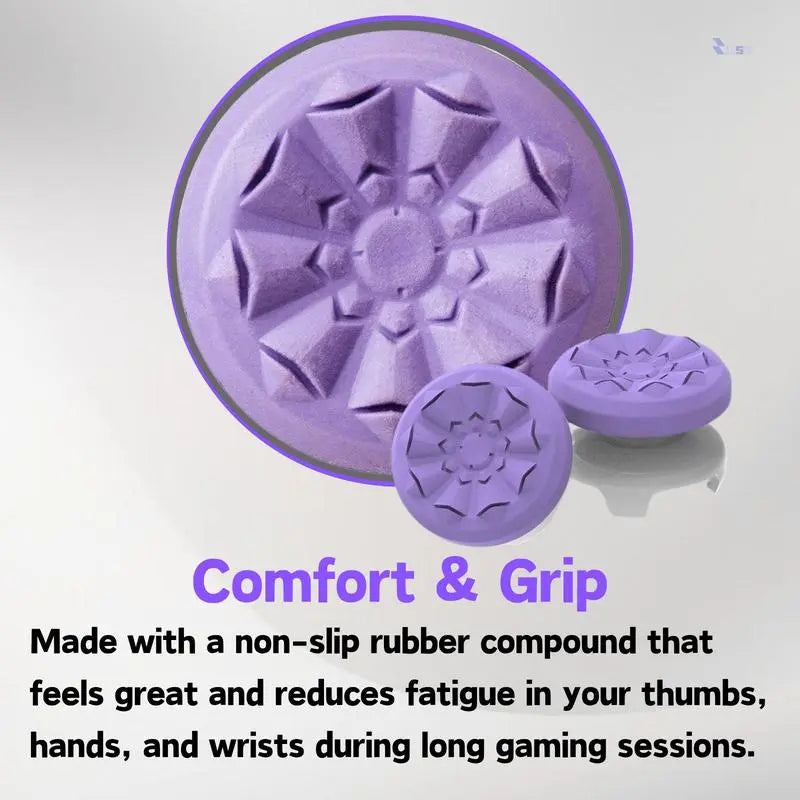 Professional Joystick Thumb Grips for PS5/PS4 and Xbox - Includes 1 High-Rise and 1 Mid-Rise Cap